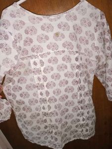 Floral Printed Cotton Top