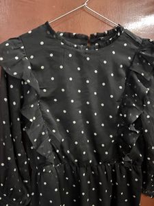 Polka Dot Ruffle Dress