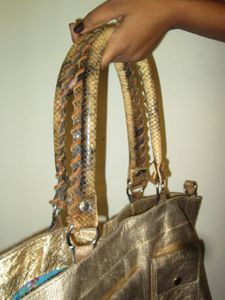 Metallic Gold Handbag
