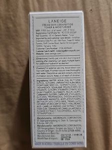 Laneige Toner And Moisturiser