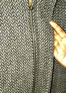 Vintage Wool Blend Jacket Size 44 inches