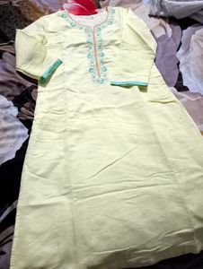 Branded  Lining Attached Kurti With Duppata