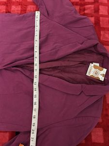 Magenta Single Button Blazer