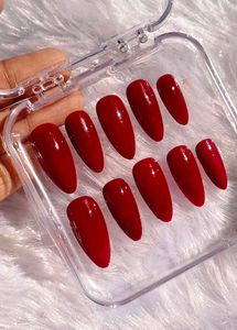 Red Press On Nails