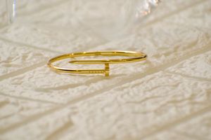 Gold Nail Bangle Anti Tarnish