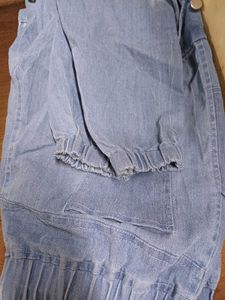 3 Stylish Blue Denim Joggers new defect pies