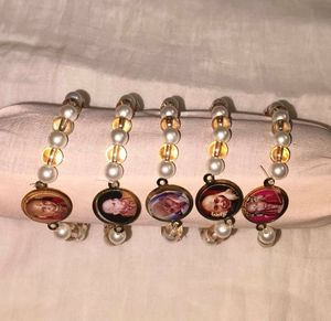 5 bracelets set Of Guru ji Icon Beaded Bracelet