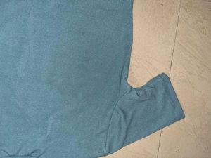Cute Blue Top &amp; Black Skirt Set