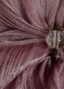 Elegant Lavender Sheer Bow Clip