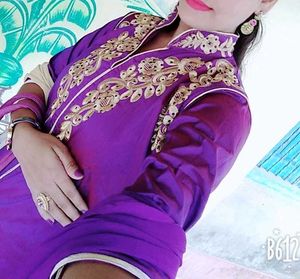 Purple Colour Party Wear Gown