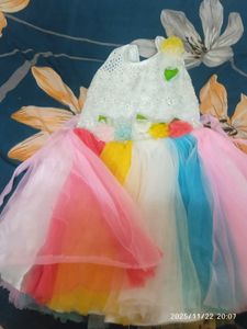 Cute Rainbow Tutu Dress