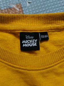 Mickey Mouse Yellow Pullover
