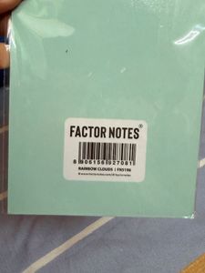 Factor Notes Rainbow Clouds Sticky Note