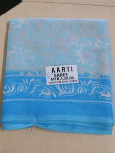 Elegant Blue Saree