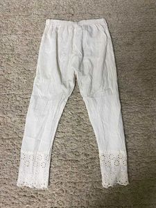 White linen pant