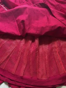 LEHENGA CHOLI WITH DUPATTA &amp; CROP TOP