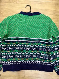 Patterned Knit Sweater Top - Bust 34 - 40