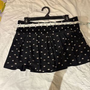 Black Mini Skirt with Short
