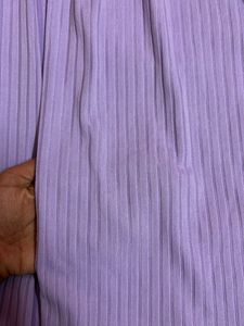 lavender Ribbed Cardigan