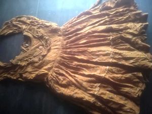 Vintage Inspired Mustard Dress
