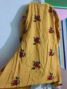 Shrug Type Kurti With Embroidery...