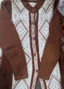 Vintage Diamond Pattern Cardigan