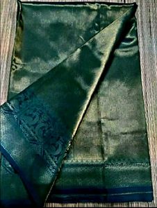 Bridal Sea Green tissue Silk saree