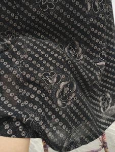 Black Printed Skirt