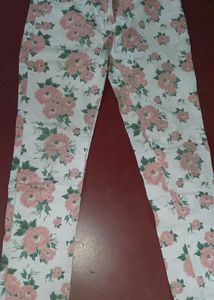 WHITE MULTICOLORED JEANS JUST FOR 159 COINS