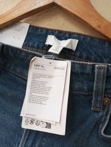 Denim Blue Wide Leg H&amp;M Jeans (Women)