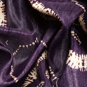 Purple Printed Saree