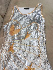 Silver Sequence Dress