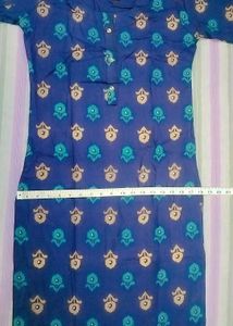 Blue Printed Kurti - Brand New