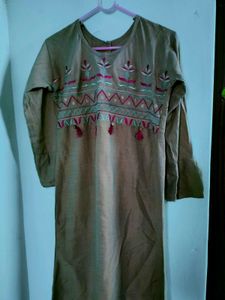 Embroidered Kurti Dress