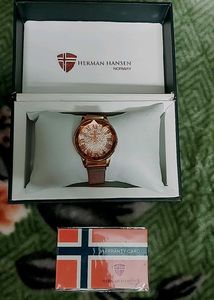 Herman Hansen Rose Gold Watch