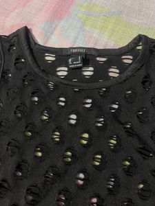 Forever 21 Black Crop Top ❌No Negotiation