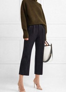 Striped Black Trousers