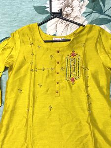 Elegant Yellow Kurta