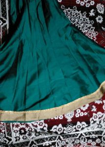 Elegant Teal &amp; Gold Salwar Kameez Suit