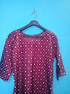 DARK PINK Long Kurti 👚