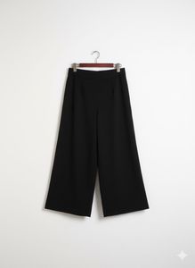Black Cropped Trousers