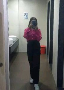 Pink Button-Down Shirt