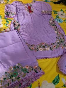 Beautiful Lavender Georgette Suit