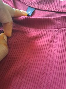 Sheer Maroon Top