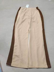 Beige Casual Track Pants