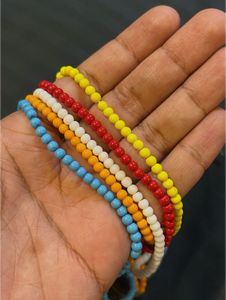 Set of 5 Colored Bead Strings
