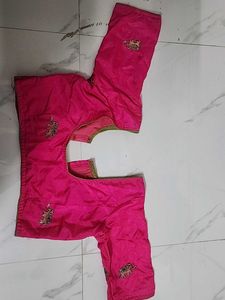 Elephant Embroidery Saree