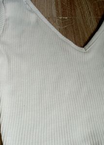 White Crop Top