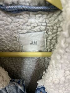 Denim Jacket w/ Sherpa Collar