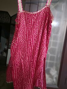 Party Wear Dhoti Dress Xl With Potli Without Sleev